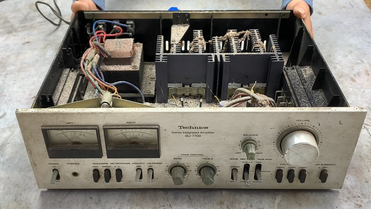 Technics SU - 7700 Stereo Integrated Amplifier Restoration