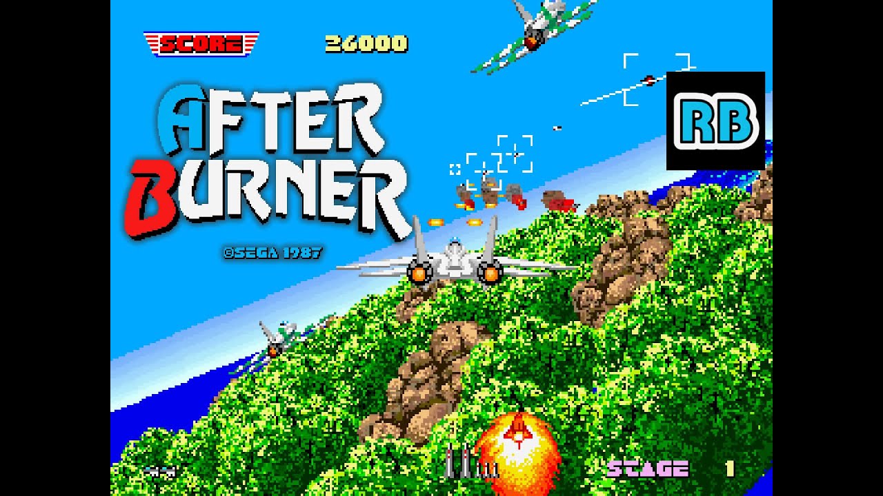1987 [60fps] After Burner Nomiss ALL - YouTube