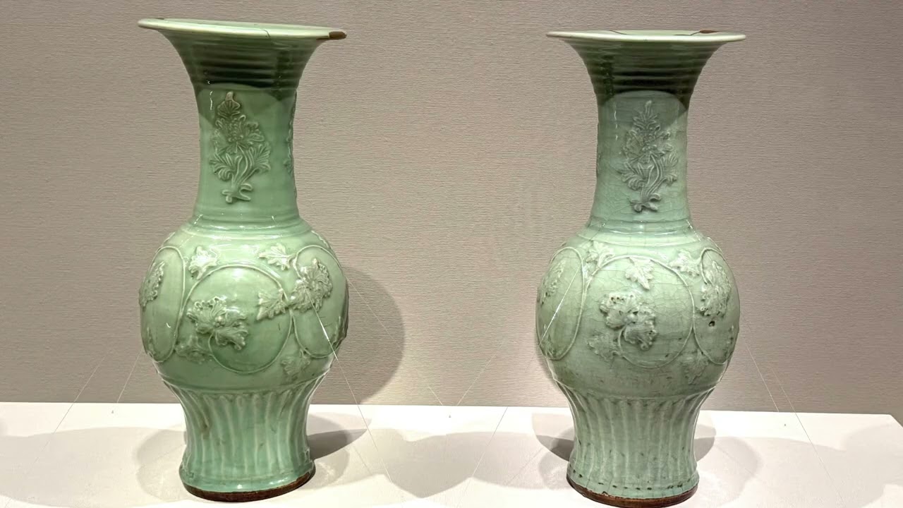 壷□マイセン調 西洋 染付の花の絵 Betch Worth B5 唐草 骨董品□
