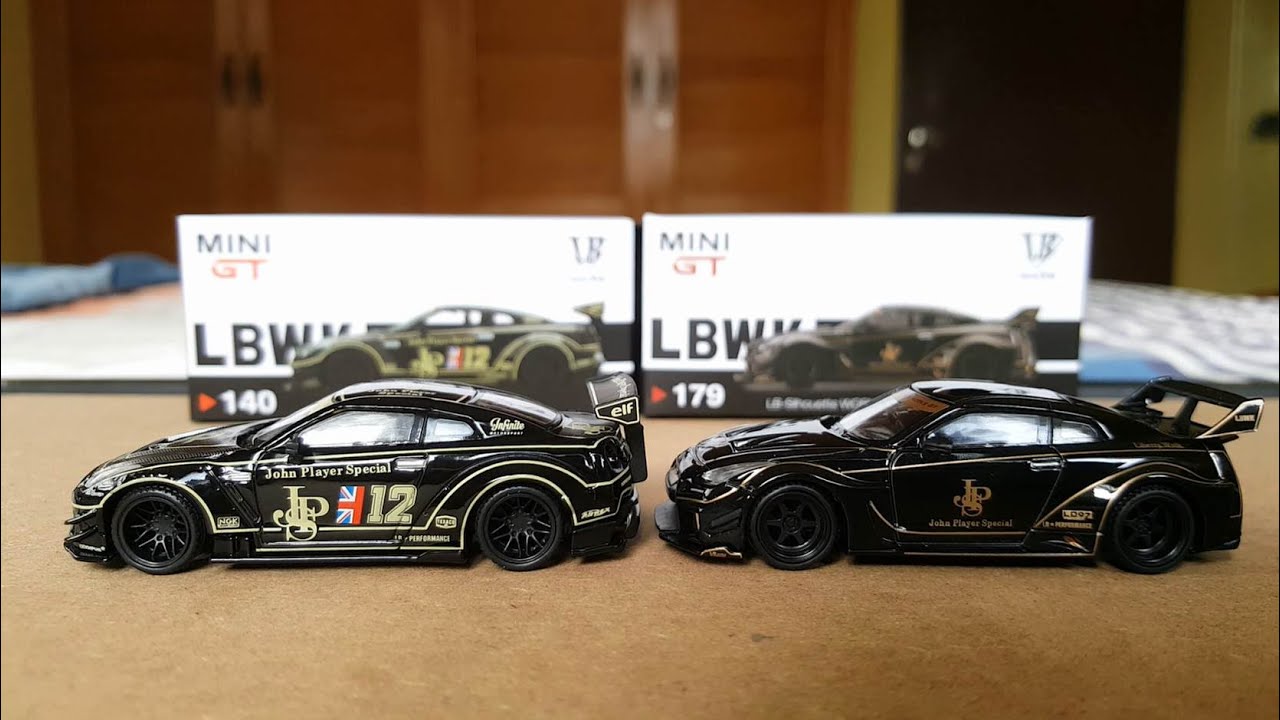 MiniGT】LB☆WORKS Nissan GT-R – JPS 入手困難 1/18スケール Top