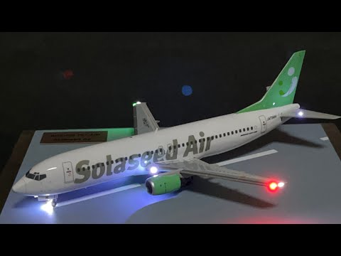 ソラシドエア Boeing737-800 1/200 電飾仕様 ソラシドエア電飾Boring