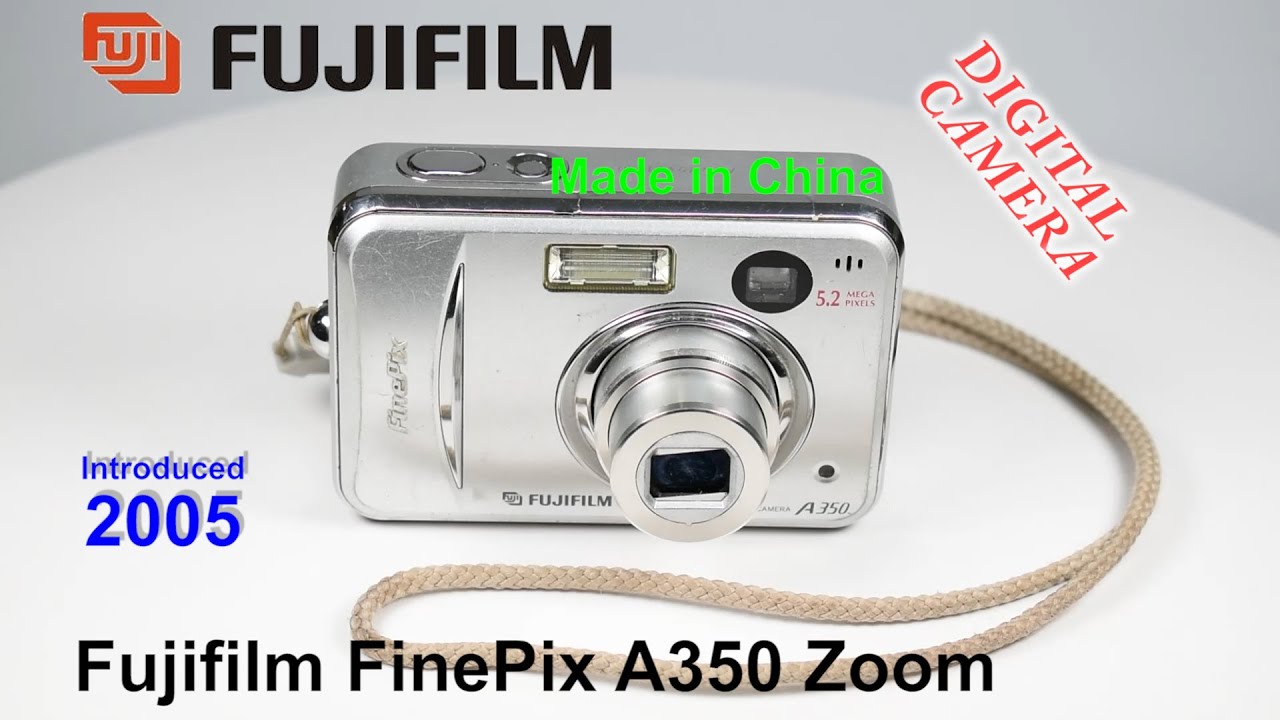 2005 Fujifilm FinePix A350 Zoom - Digital Camera - YouTube