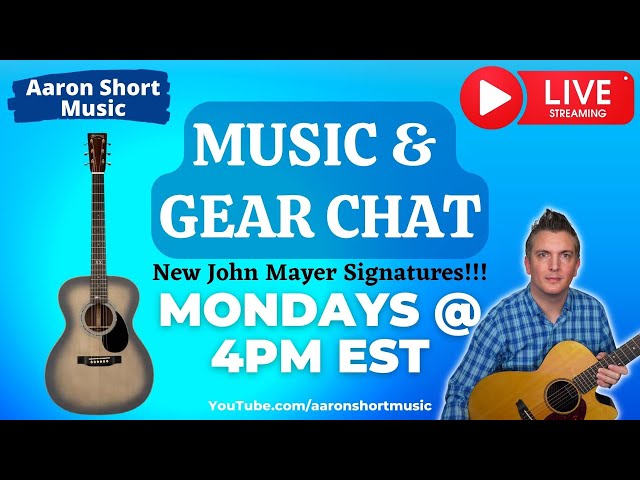 TWO New John Mayer Signature Martin Guitars & More Info On The LR