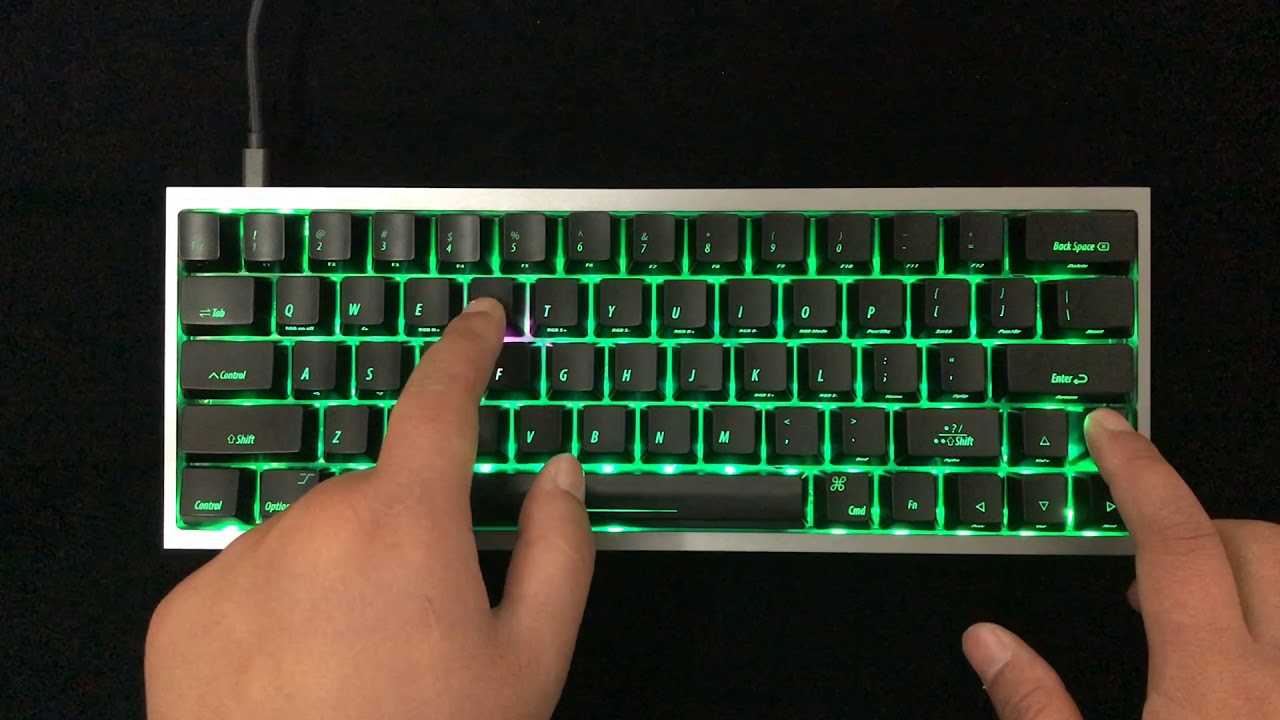 KBDfans DZ60 RGB review - YouTube
