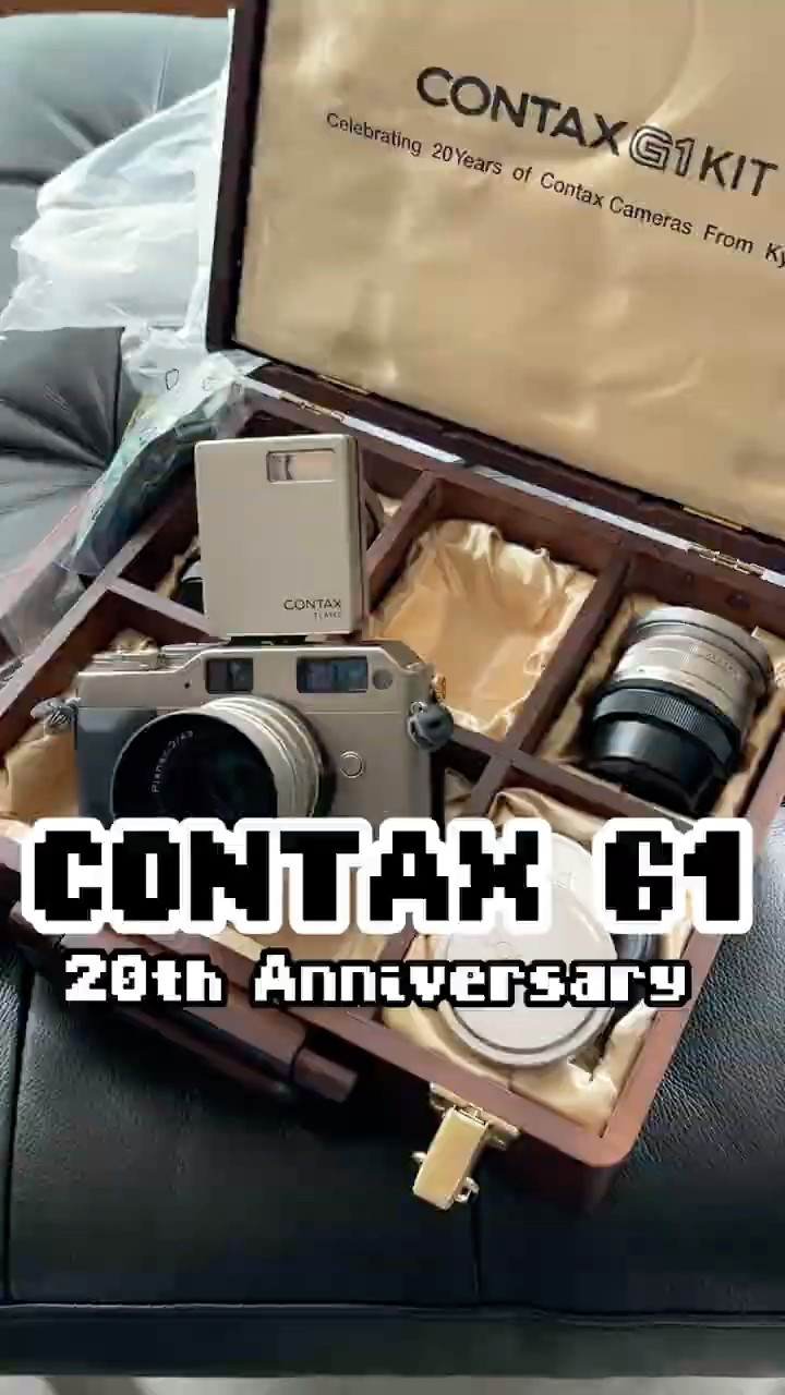 CONTAX G1 20th Anniversary Kit - YouTube