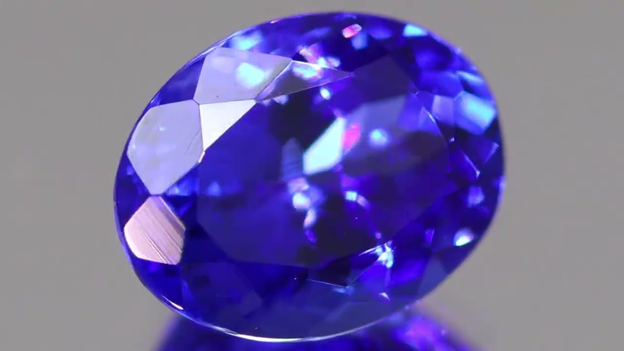 天然タンザナイトオーバル[ML8lI] ルース 0.61カラット 天然