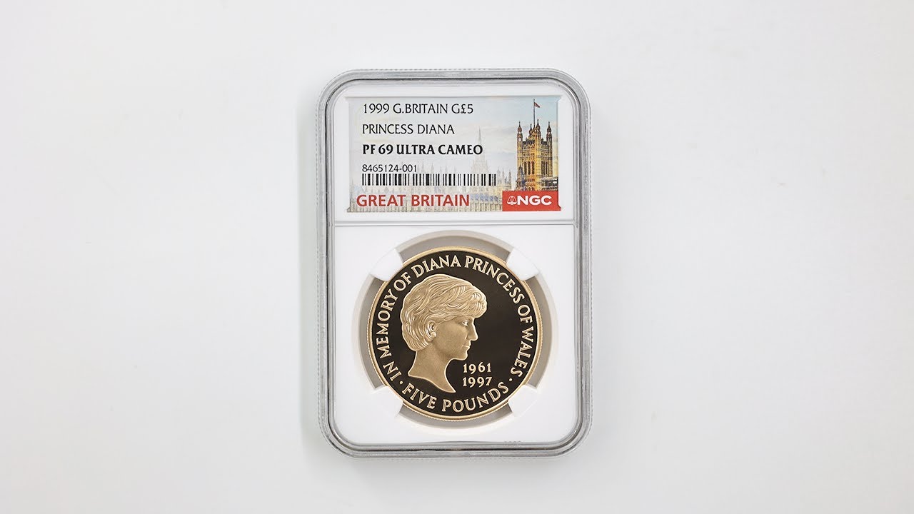 1999年 ダイアナ妃 追悼白銅貨 NGC準最高鑑定 イギリスアンティーク