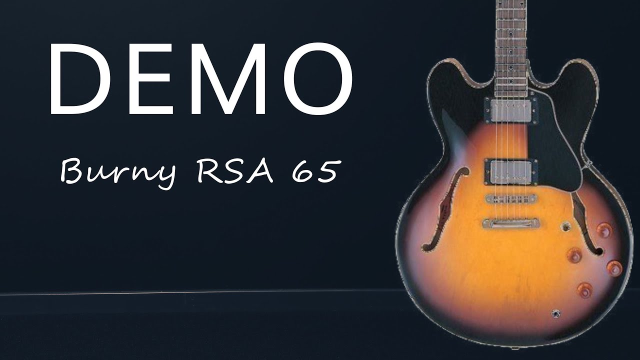 Burny / Fernandes RSA-65 セミアコ ドット サンバースト Burny