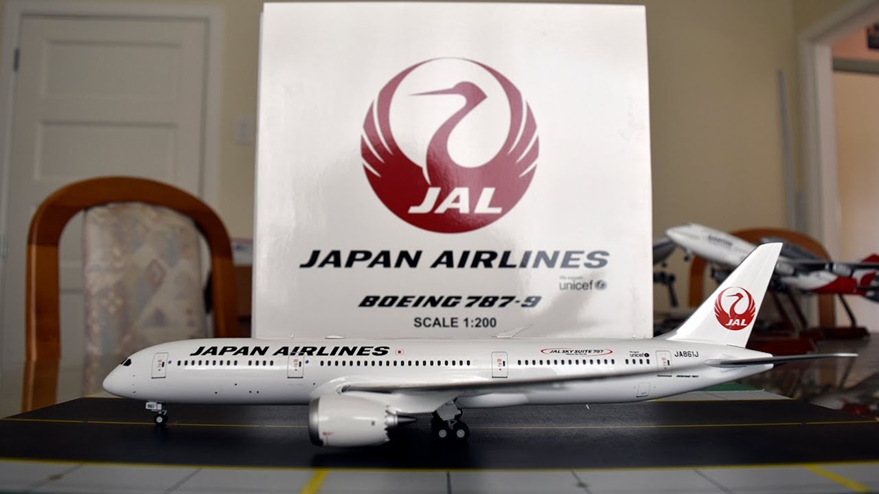 航空機・ヘリコプター JAL Boeing 787-9 1/200 JC Wings 1:200 Japan