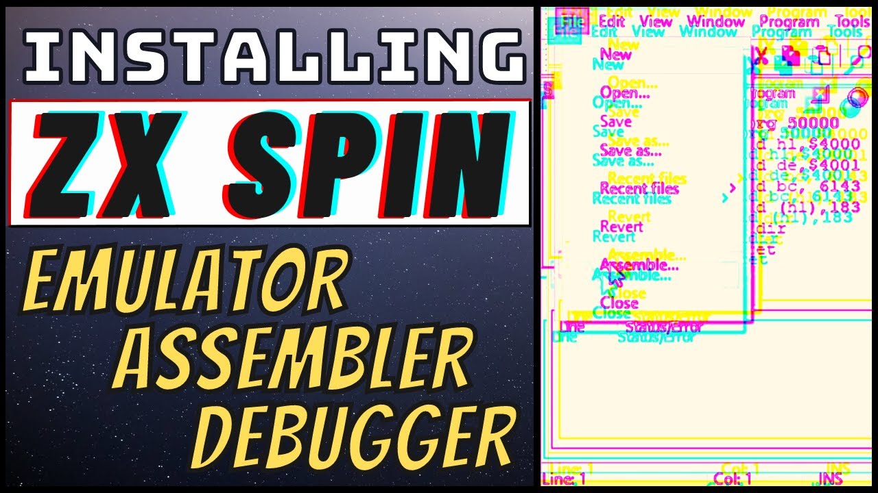 ZX Spectrum Assembly Language Beginners Session 01 - Setting Up