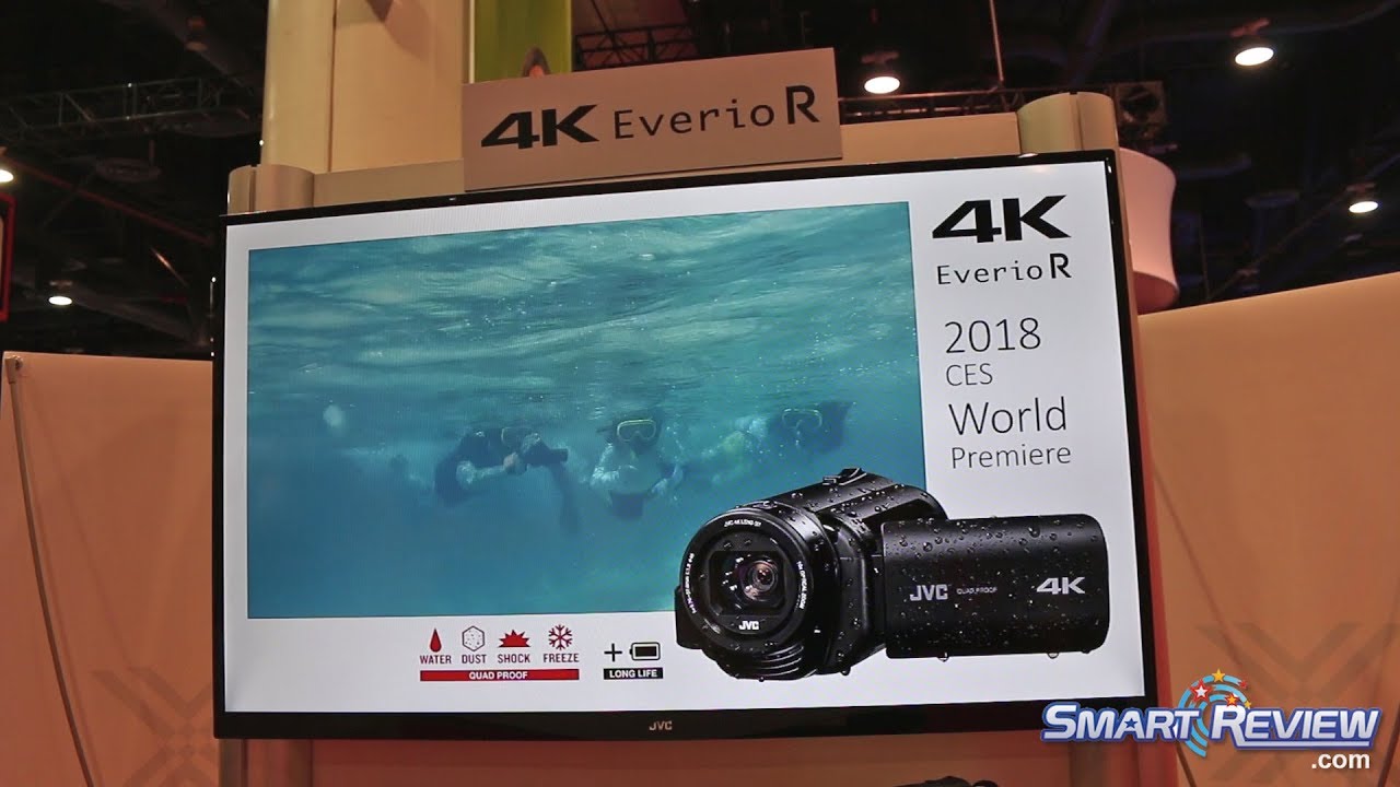 CES 2018 | JVC Quad-Proof 4K Camcorder | Everio GZ-RY980