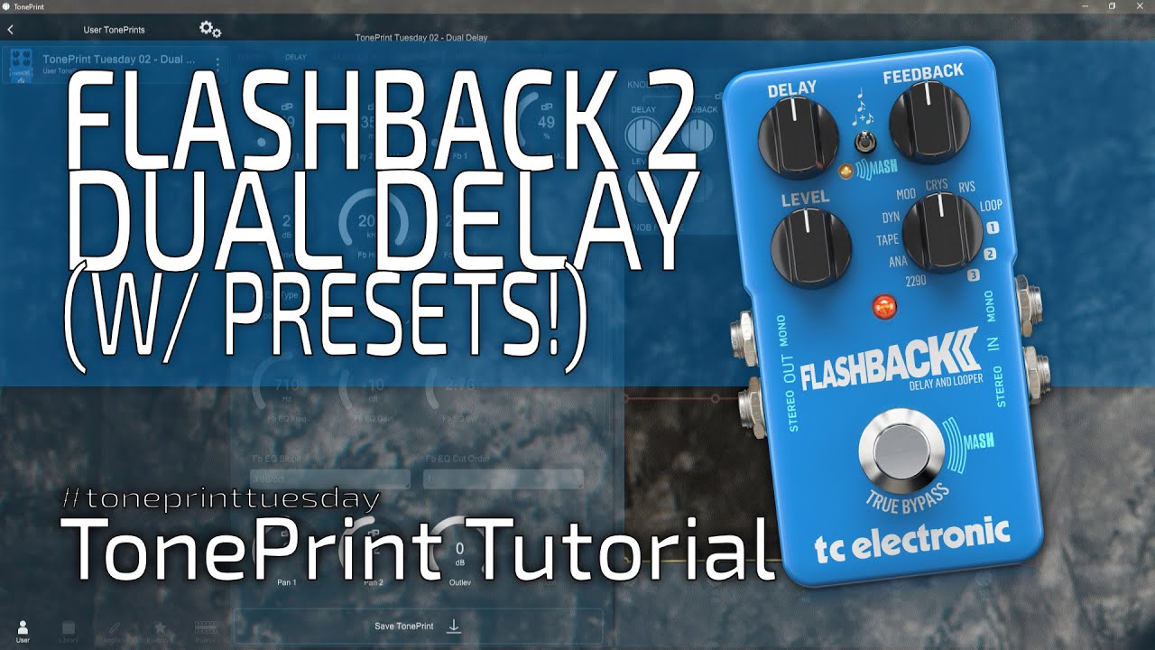 TonePrint Tuesday | 02: A dual function DELAY TonePrint with