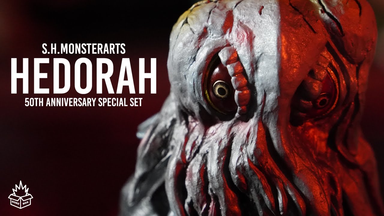 S.H.MonsterArts】ヘドラ 50周年特別記念セット 【Hedorah】 - YouTube