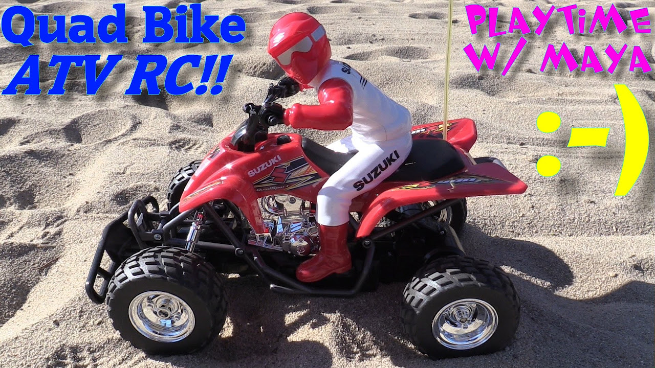 Kid's Remote Control Toy: Fast Lane RC Suzuki Quad Bike ATV