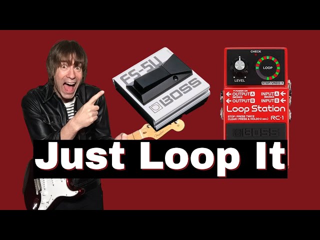 BOSS RC-1 Loop Station Pedal with the BOSS FS-5U - YouTube