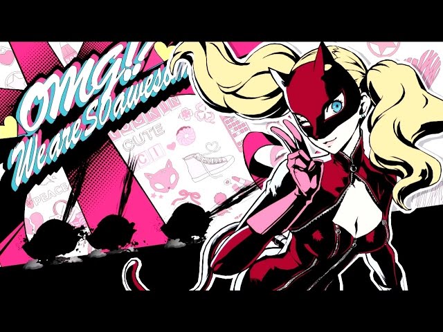 ペルソナ5 ザ・ロイヤル 東京ゲームショウ 特大布ポスター 高巻杏