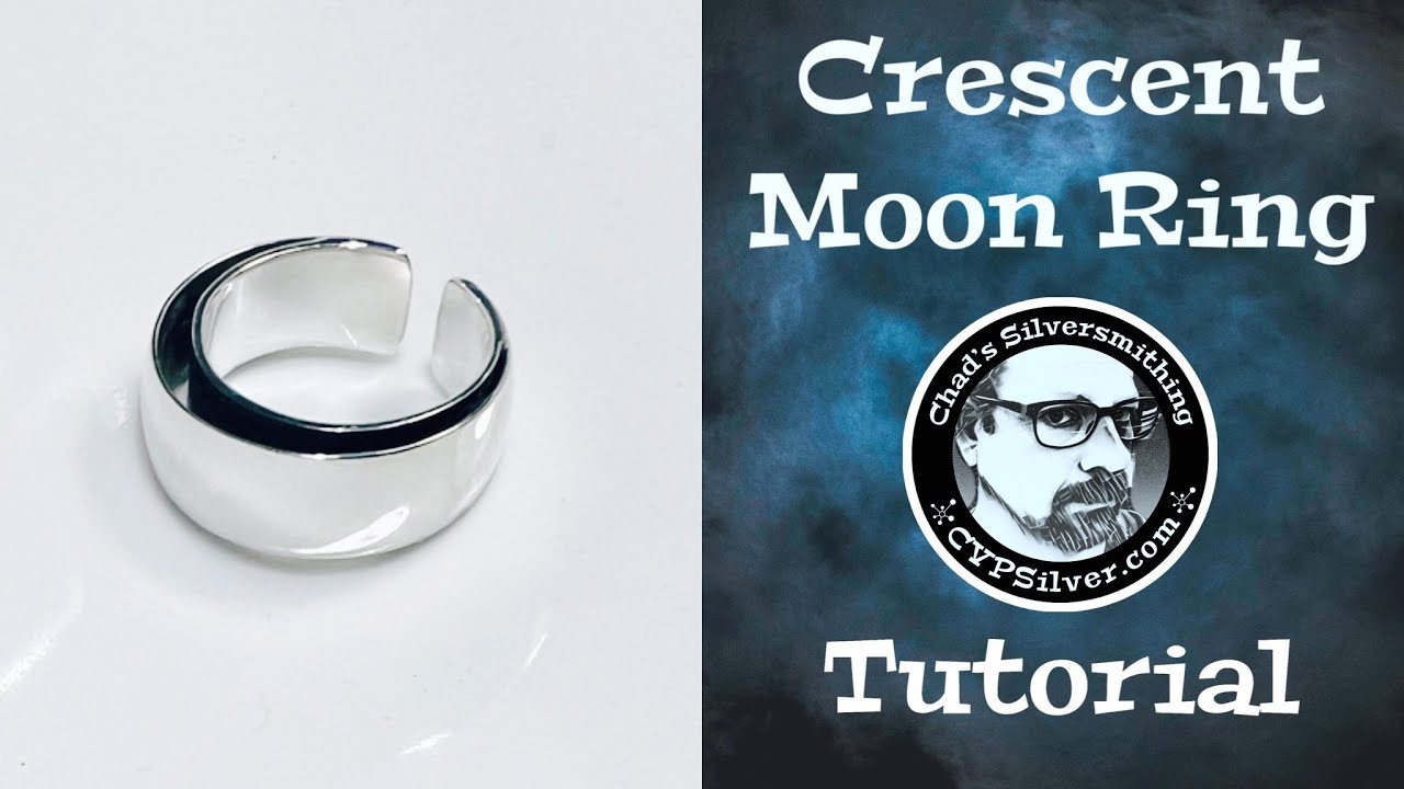 Making A Crescent Moon Ring: A Silversmithing Tutorial - YouTube
