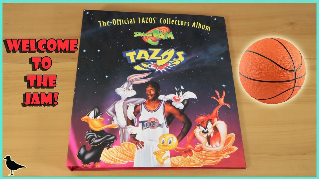 Space Jam Tazos Complete Set & Album! Completed Collection | Fly