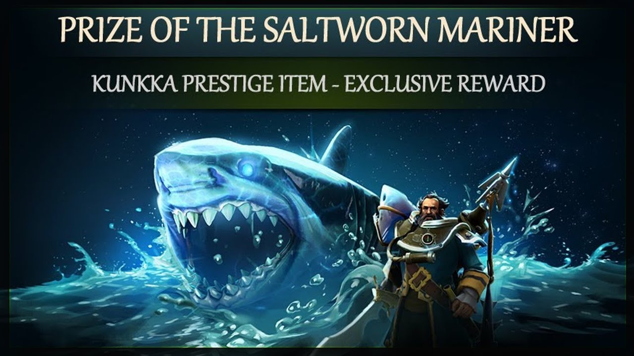 Prize of the Saltworn Mariner - Kunkka Prestige Item Preview. #TI7