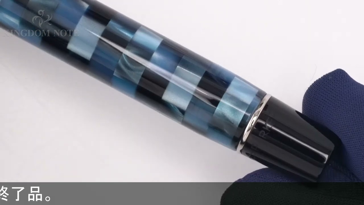 PARKER パーカー 万年筆 デュオフォールド チェック ブルーPT