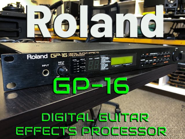 Roland GP-16 デジタルギターエフェクトプロセッサー MEGA 80s TONE