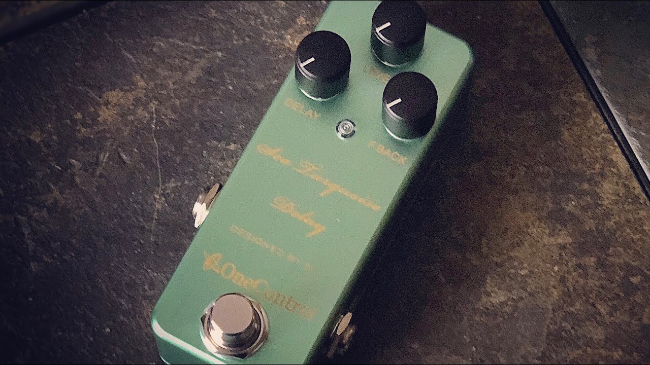 One Control Sea Turquoise Delay - BJFE Design - YouTube