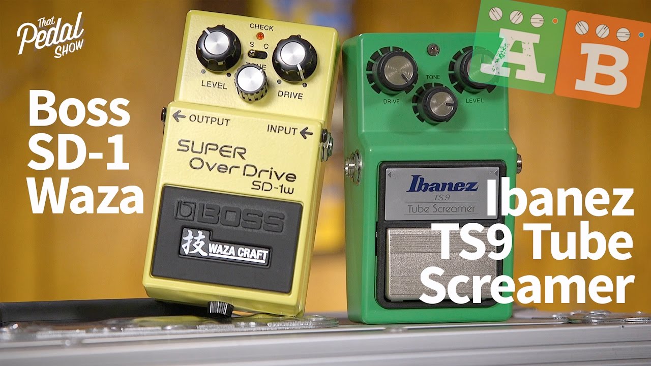 TPS AB Comparisons – Boss SD-1w Super Overdrive & Ibanez TS9 Tube