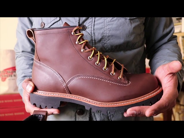 Red Wing Lineman 2936 X Brooks Brothers - YouTube