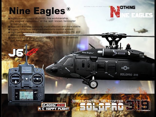 ジャンク品】Nine Eagles SOLO PRO 319 B.HAWK60 ジャンク品】Nine