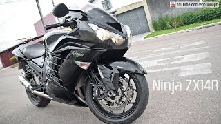 2014 Kawasaki Ninja ZX14R with LeoVince Exhaust Slip on - Bikers