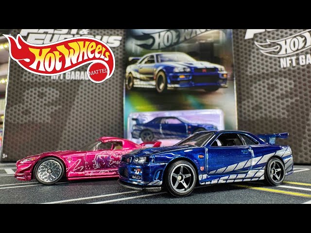 ミニカー Hotwheels FAST&d FURIOUS NET GARAGE GT-R ミニカー