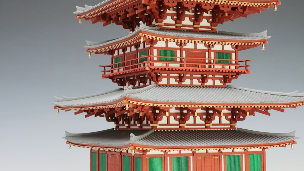 薬師寺西塔 1/75スケール模型 1/75 薬師寺 西塔 - 【公式】ウッディ