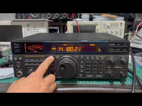 IC-736 修理完了【2022/02/07】 - YouTube