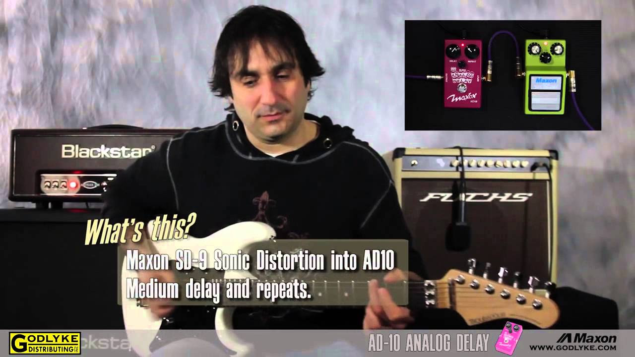 PIMPIN PEDALS' - The Best Analog Delay - Maxon AD10 - YouTube