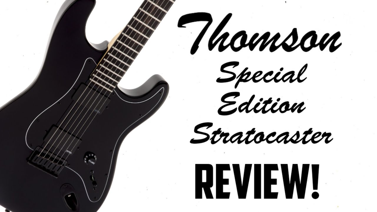 Thomson Special Edition Stratocaster ( Full Black ) | Review! | JL