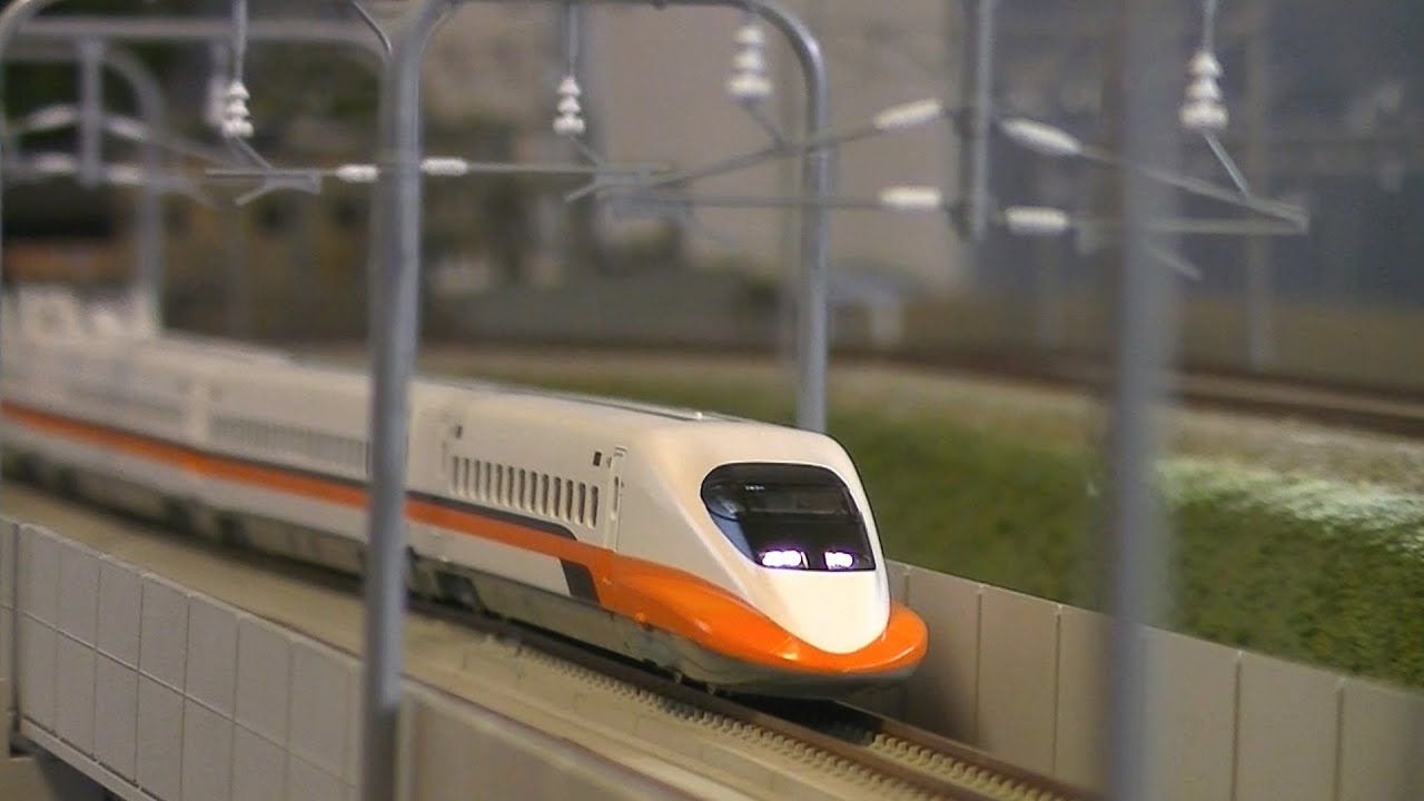 KATO 700T 台湾高鐵 Nゲージ・鉄道模型 - YouTube