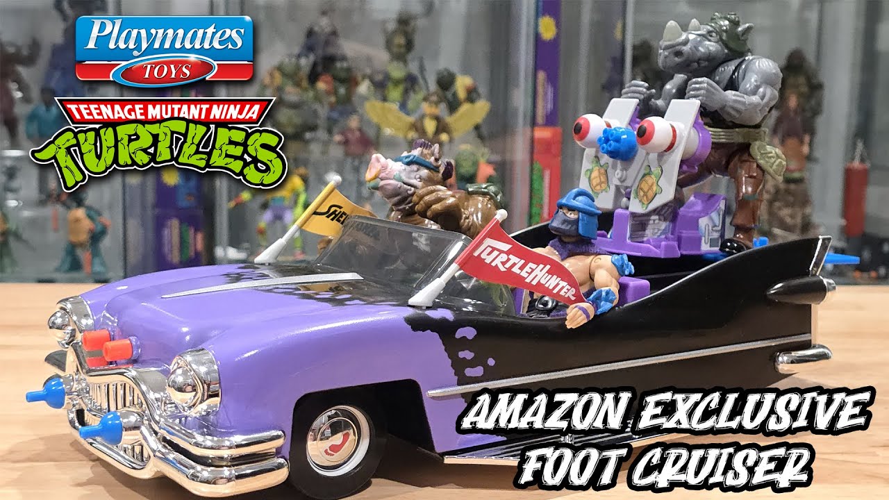 Amazon Exclusive TMNT Foot Cruiser Unboxing & Review - Playmates