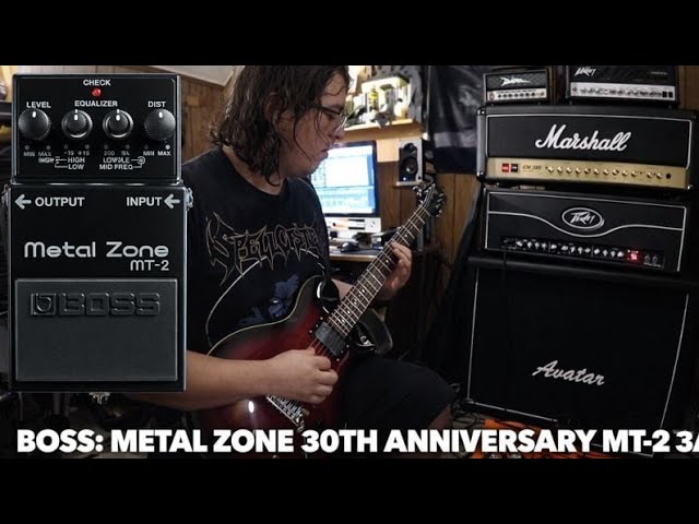 BOSS: Metal Zone 30th Anniversary MT-2 3A Review - YouTube