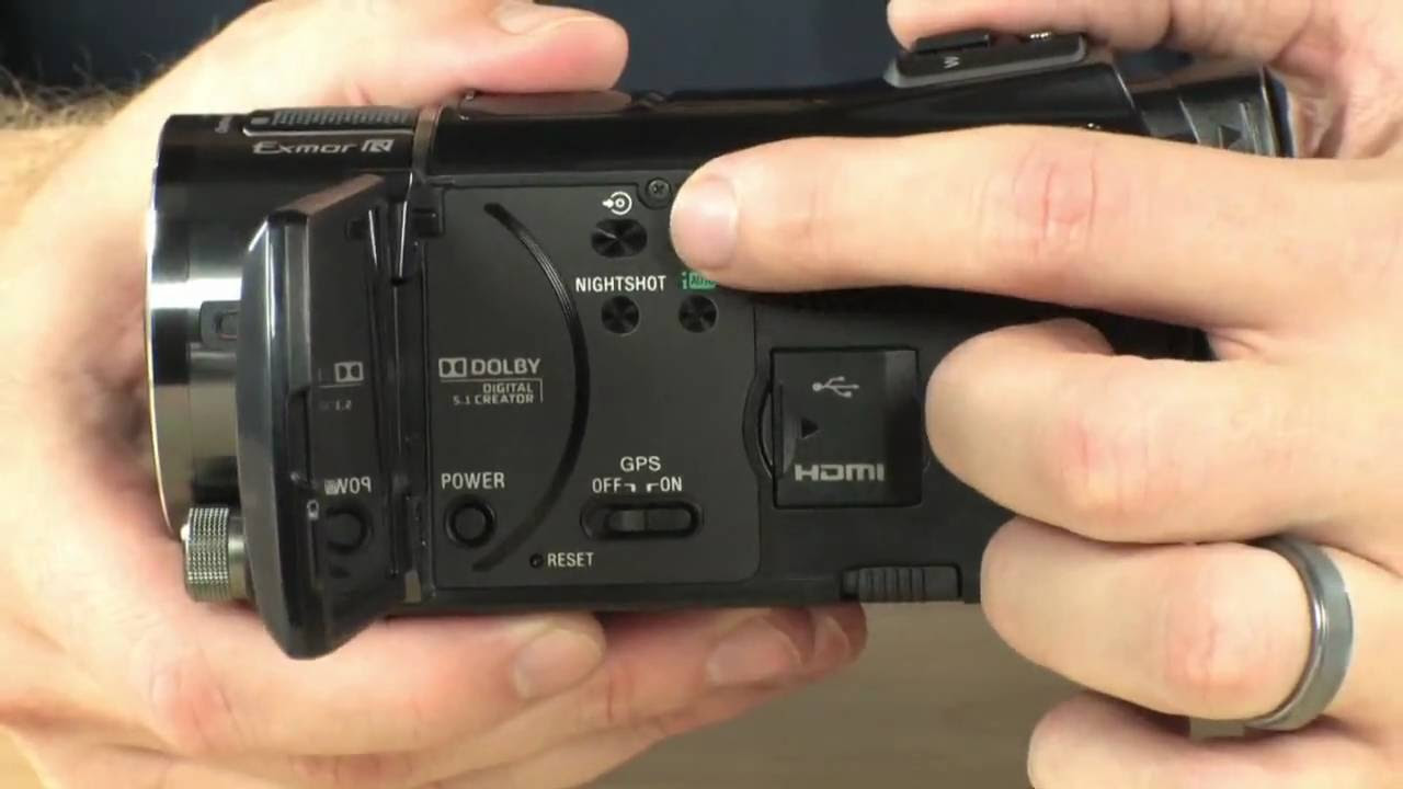 Sony HDR-CX550V HD Handycam Camcorder - YouTube