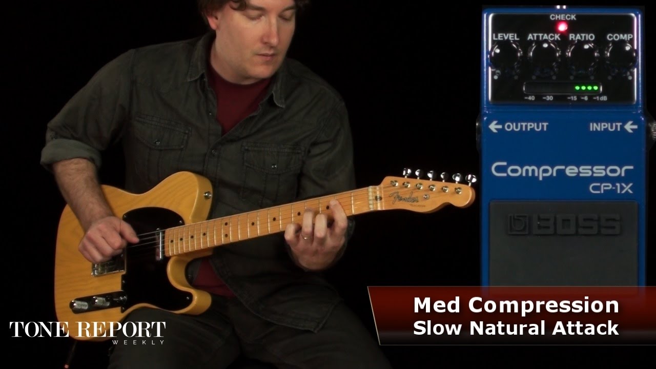 Boss CP-1X Compressor - YouTube