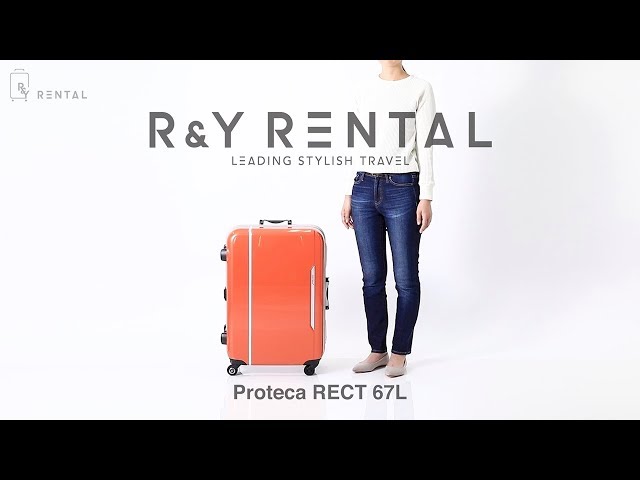 3-5泊] プロテカ(エース) レクト 67L スカイブルー 4輪 ACE PROTECA