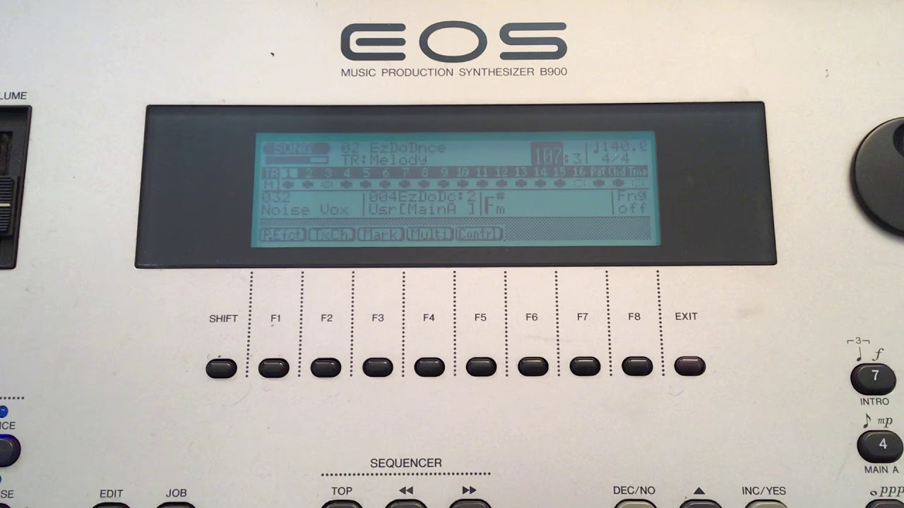YAMAHA EOS B900 DEMO SONG / SOUND DISK TK1000 “trf Mega-Hits #1