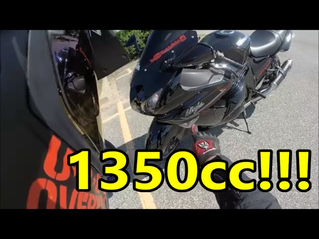 Riding 1350cc Kawasaki Ninja ZX14 | Roid Raging Liter Bike - YouTube