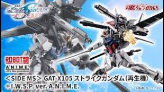 THE ROBOT SPIRITS ＜SIDE MS＞ GAT-X105 STRIKE GUNDAM + I.W.S.P.