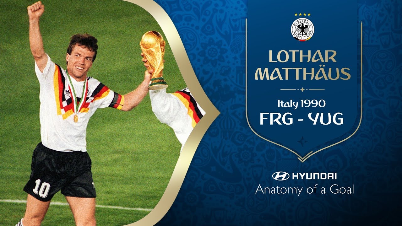 Lothar Matthaus Goal | Germany FR v Yugoslavia | 1990 FIFA World