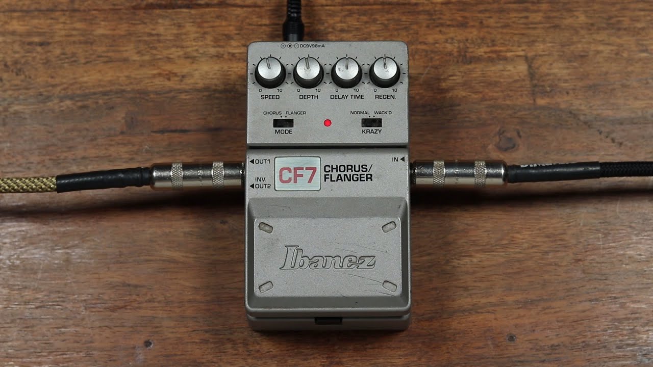 Ibanez CF7 Chorus/Flanger - YouTube