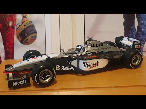 1/18 Mika Hakkinen 1998 West Mclaren Mercedes MP4-13 - F1 World