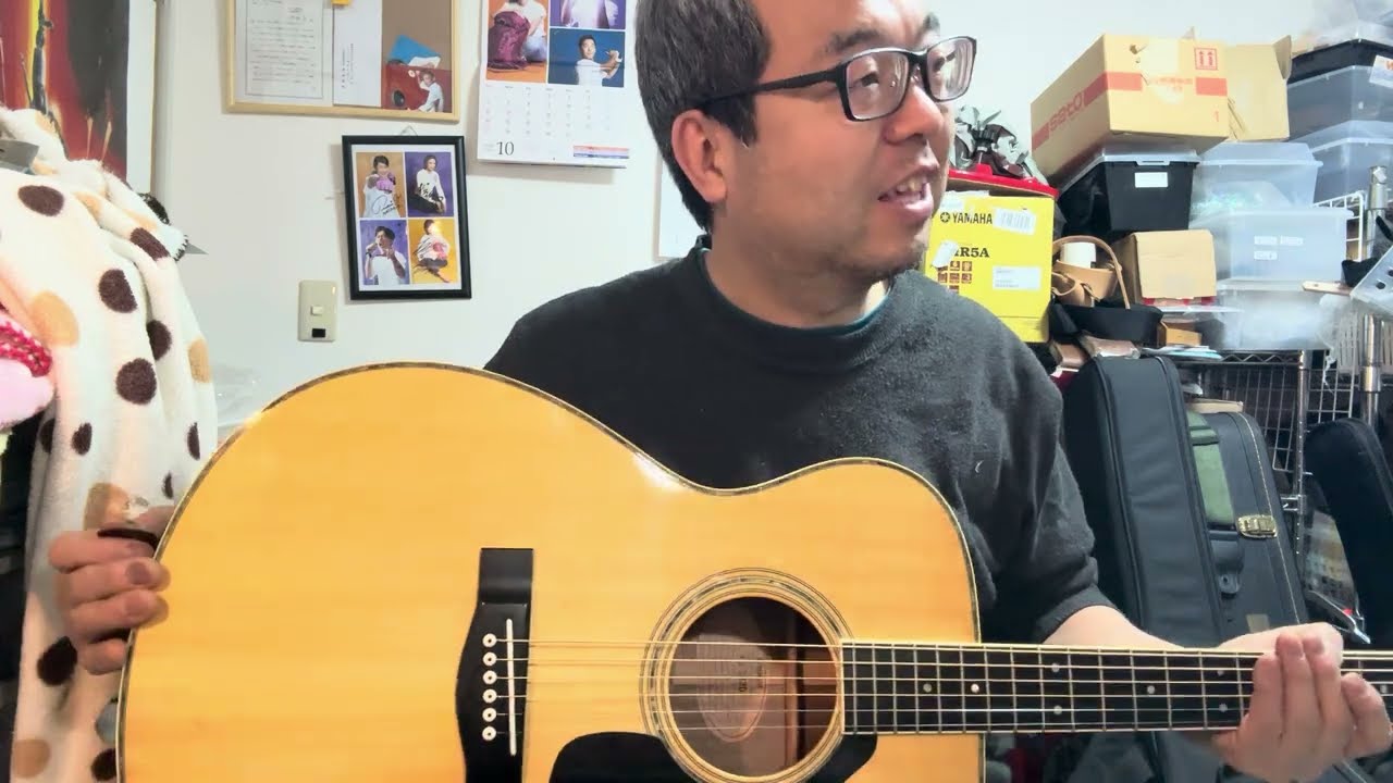 YAMAHA FG-302D（ベージュラベル）落語 de FG - YouTube