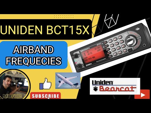 UNIDEN BCT15X IMPORT AIRBAND FREQ USING PROSCAN - YouTube