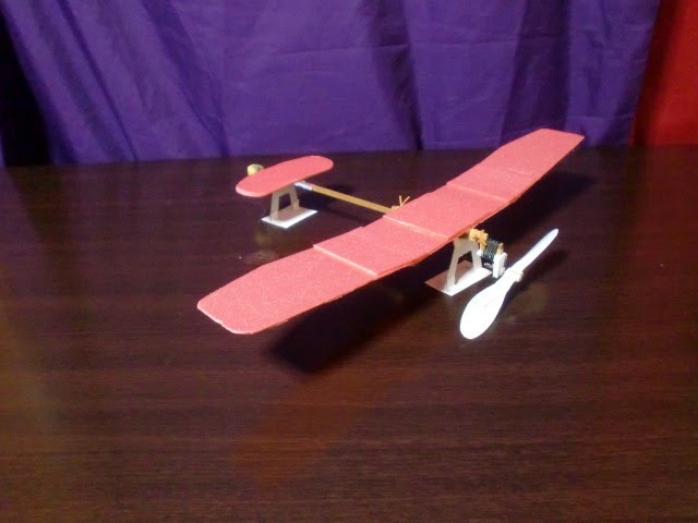 インドアプレーン 全部見せます材料・設計図・作り方【ゴム動力飛行機